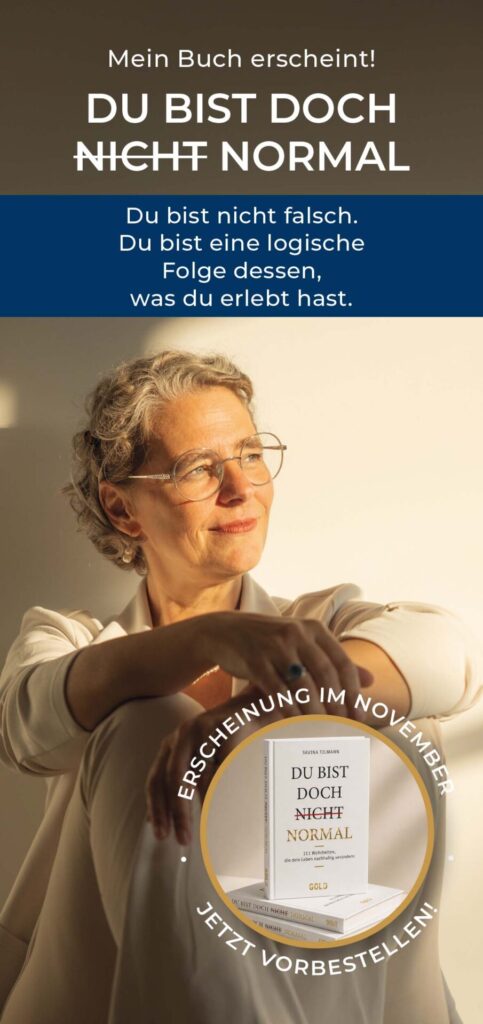 Savina Traumasensible Ausbildung Soul and Science Academy Du bist doch nicht normal Flyer vorne